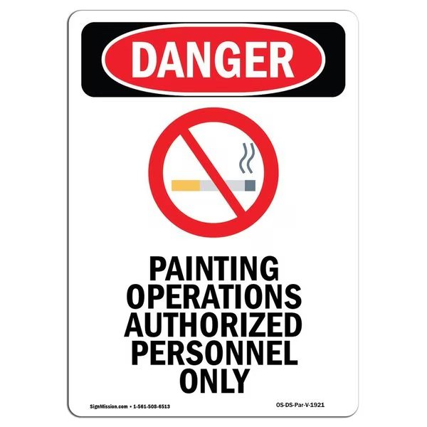 Safety Sign, OSHA Danger, 24